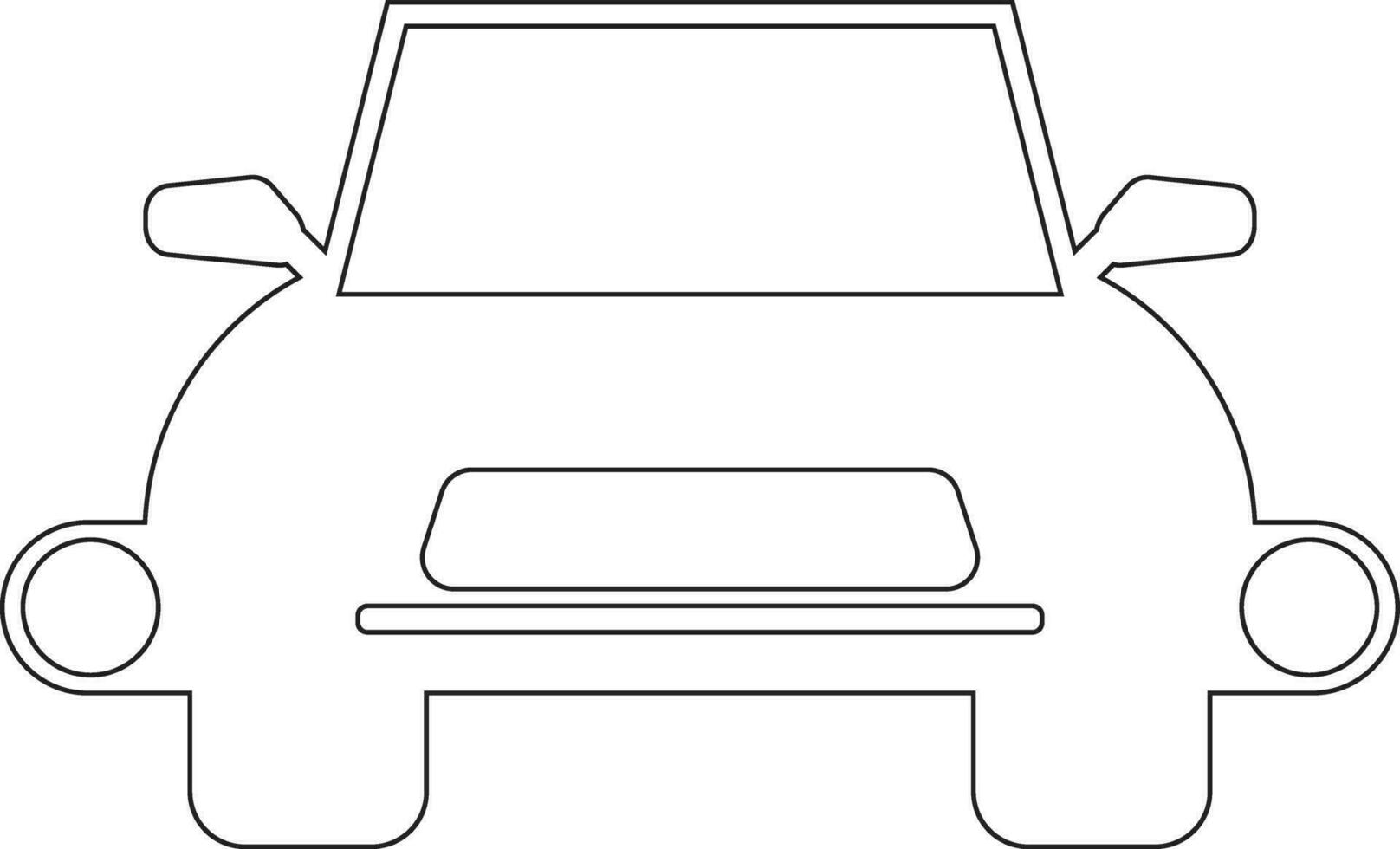 auto lijn icoon ontwerp vector
