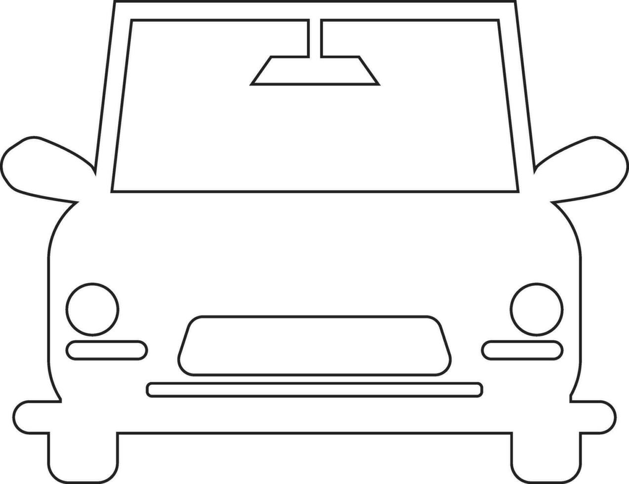 auto lijn icoon ontwerp vector