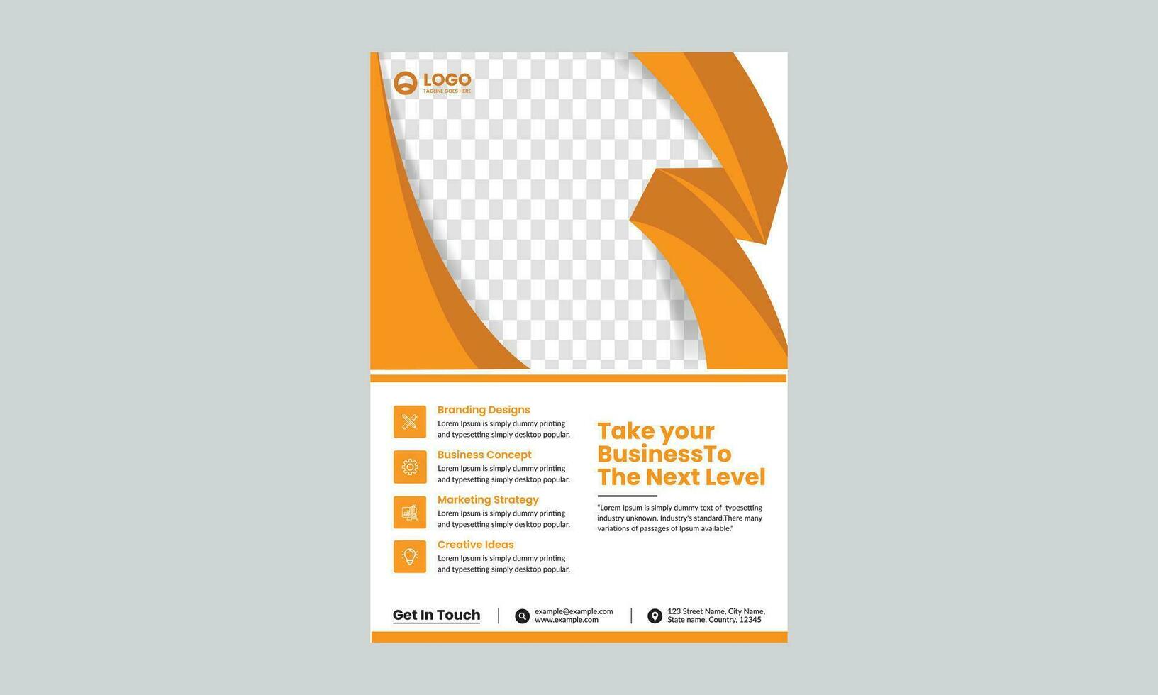 brochure folder poster ontwerp vector