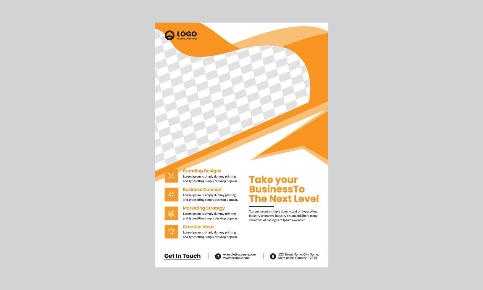 brochure folder poster ontwerp vector