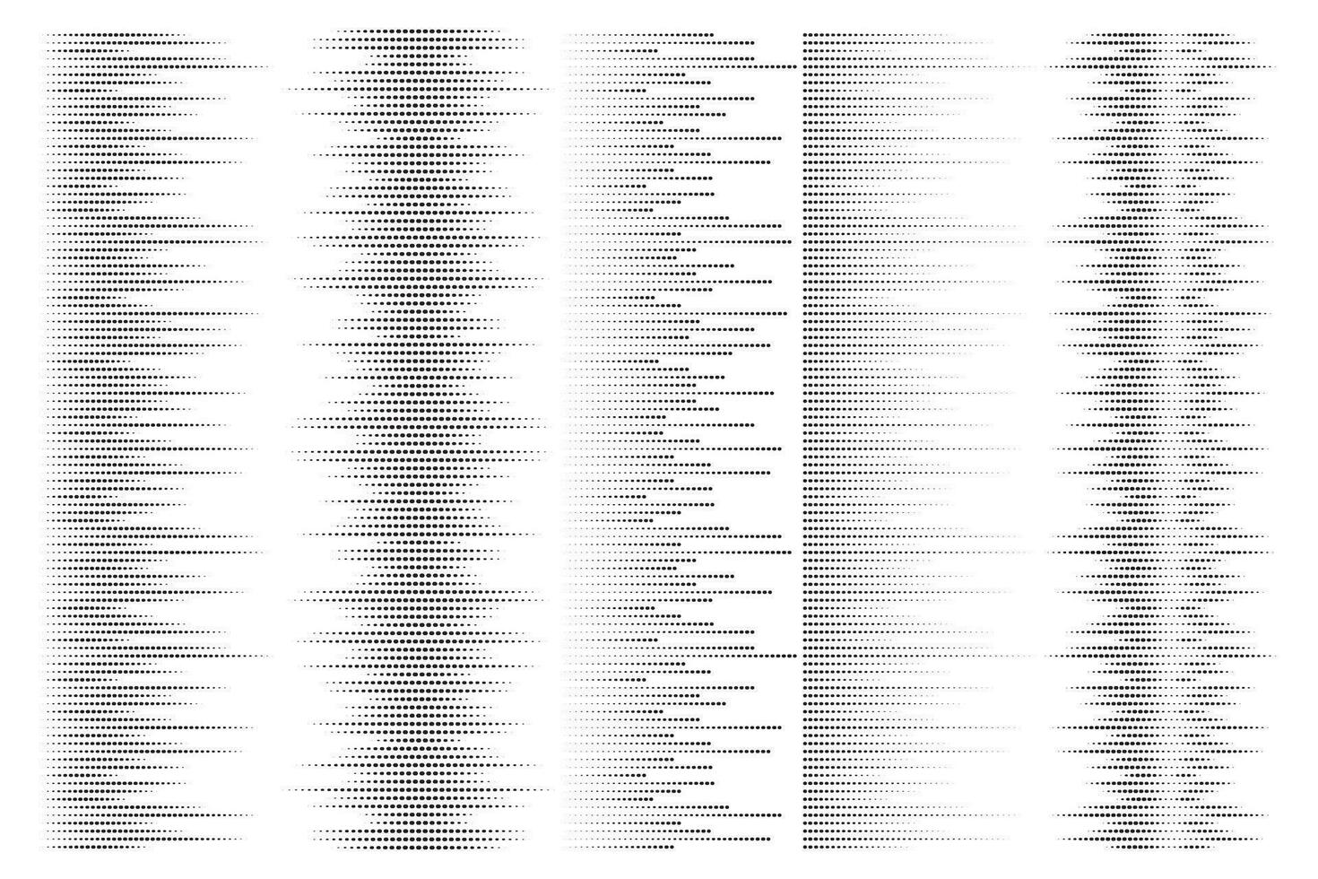 muziek- geluid Golf. audio van stem en radio frequentie lijnen. abstract equalizer Aan wit achtergrond. vector elementen