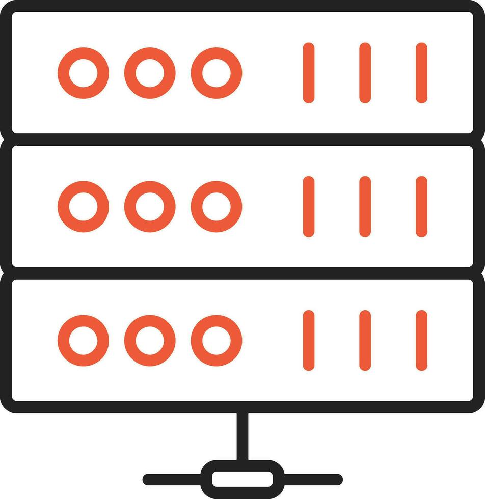 het dossier hosting vector icoon