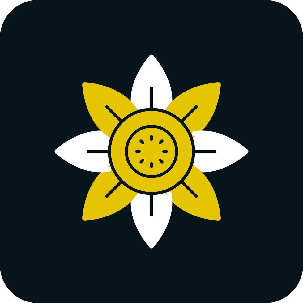 zonnebloem vector icoon ontwerp