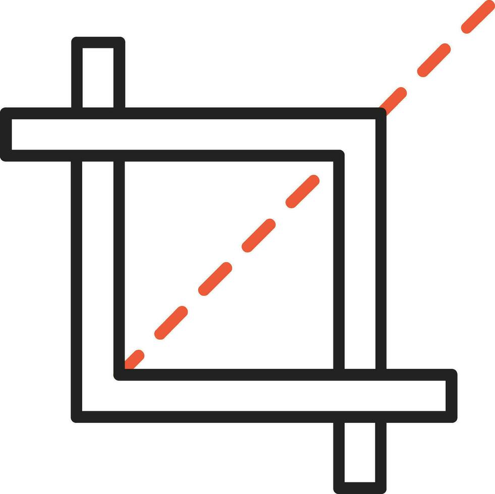 Bijsnijden gereedschap vector icoon