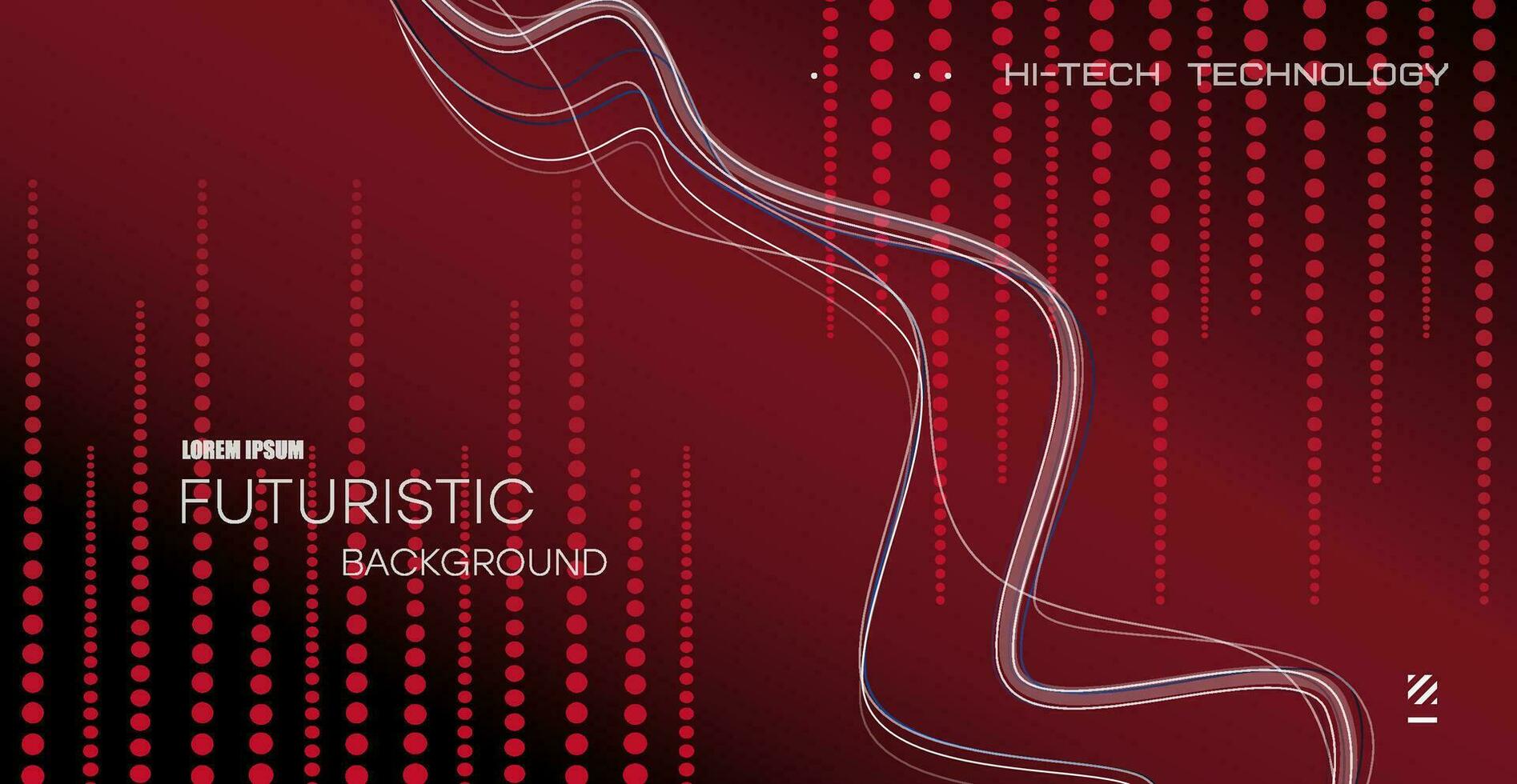 abstract rood helling achtergrond. equalizer beeld met dynamisch lijnen. technologisch poster, schema. vector