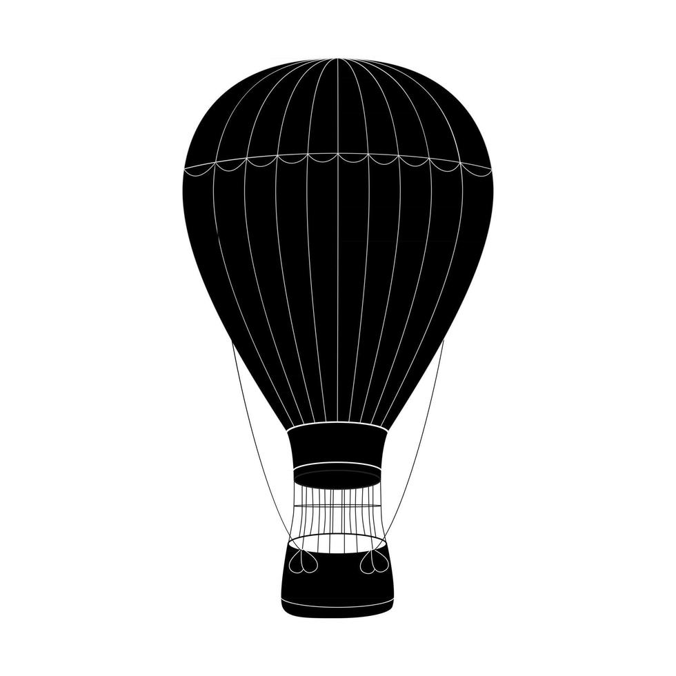 luchtballon achtergrond vectorillustratie vector