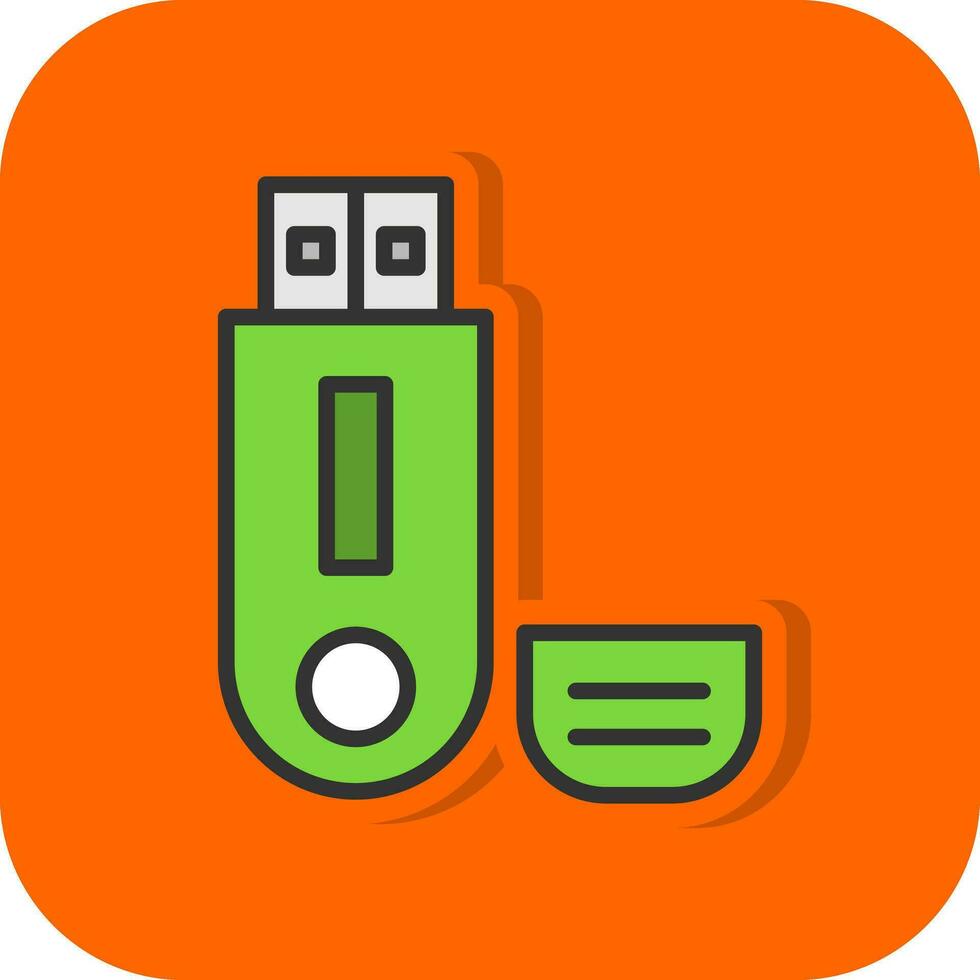 pendrive vector icoon ontwerp