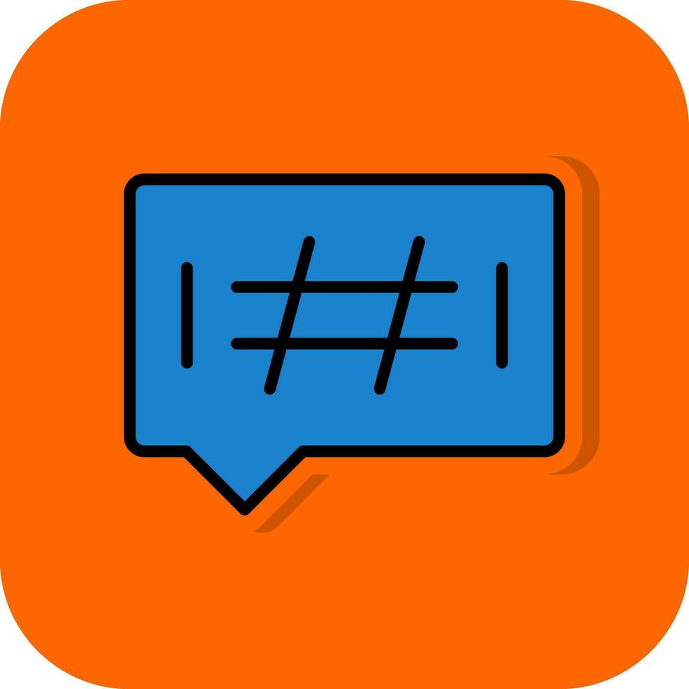 hashtags vector icoon ontwerp