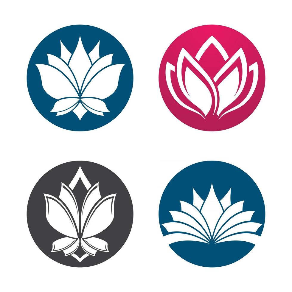 schoonheid lotus logo afbeeldingen vector