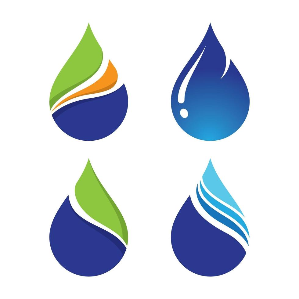 waterdruppel logo afbeeldingen vector