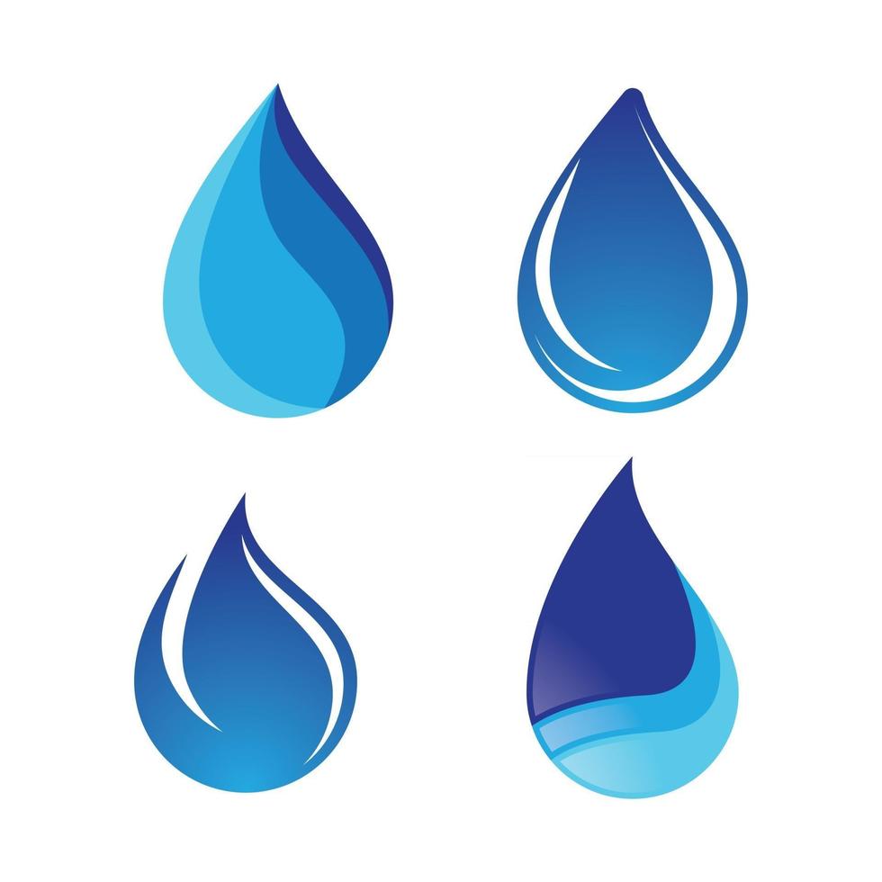 waterdruppel logo afbeeldingen vector