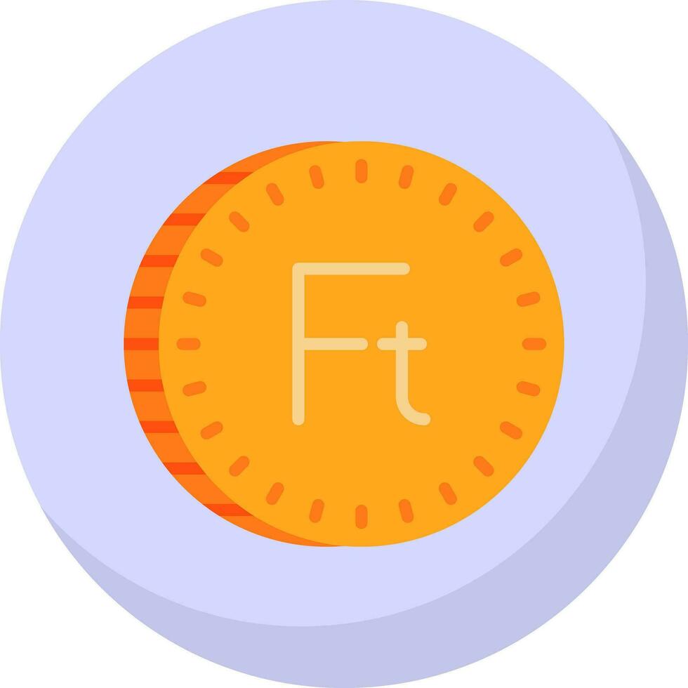 forint vector icoon ontwerp