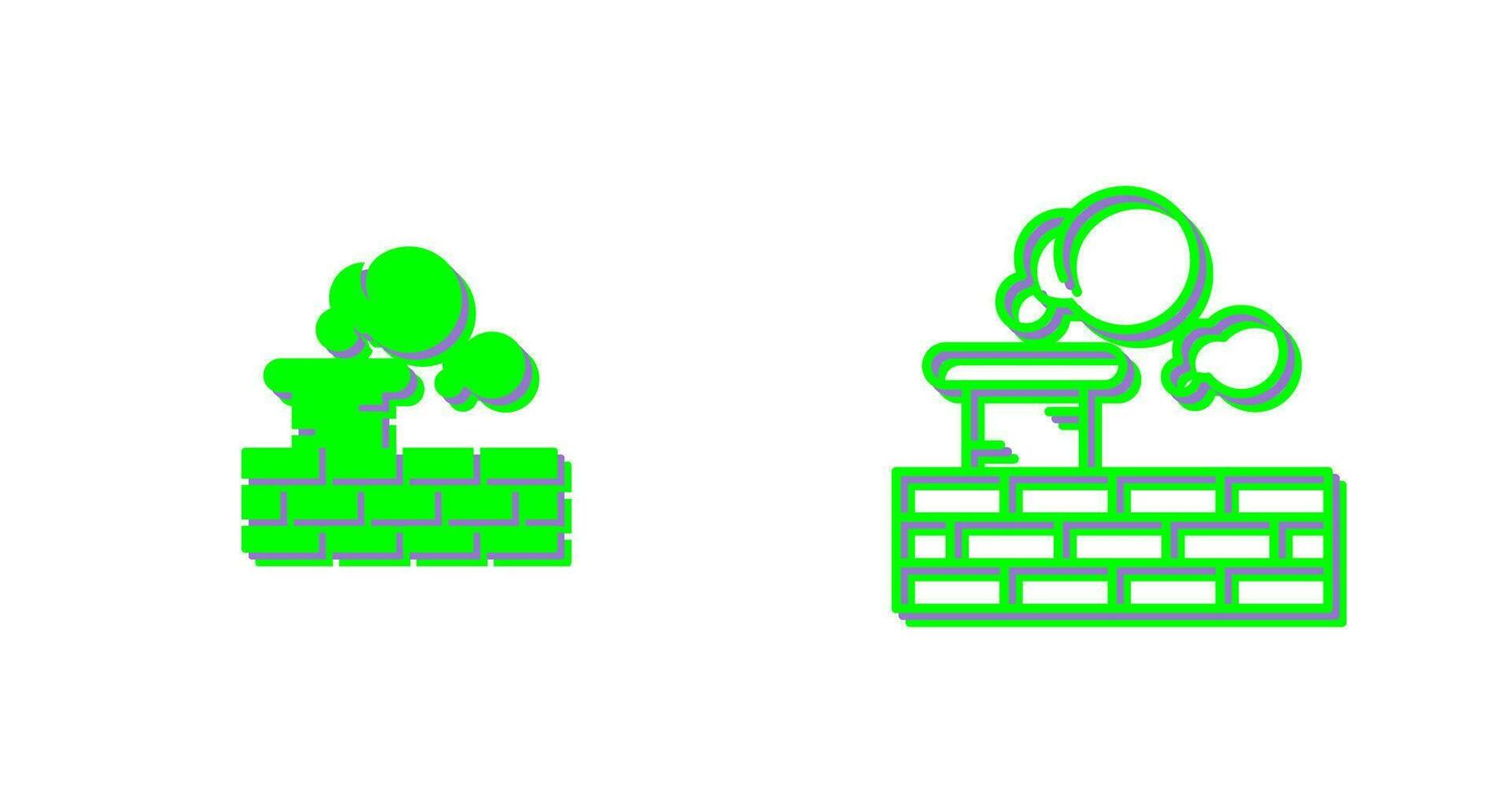 schoorsteen vector pictogram