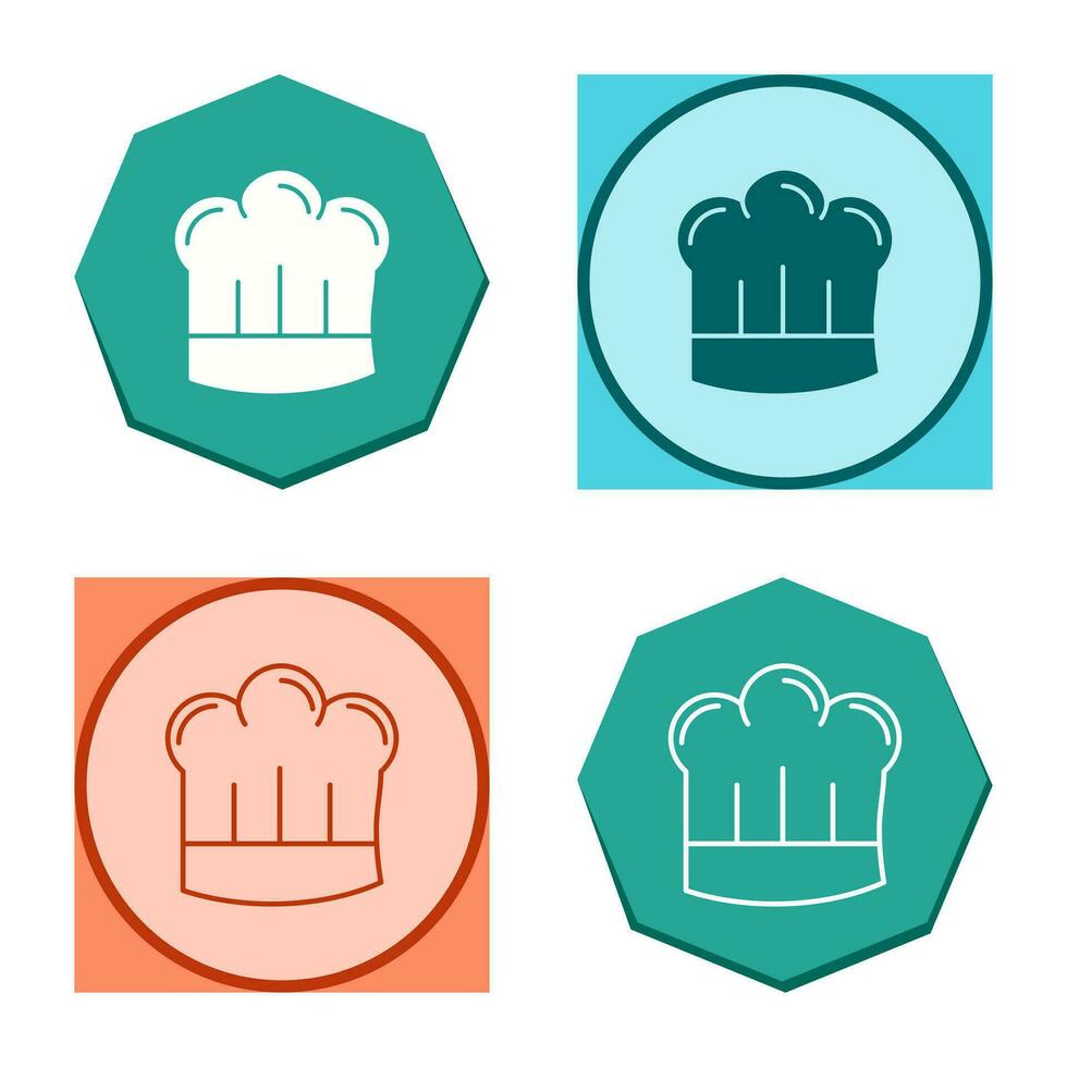 chef hoed vector icon