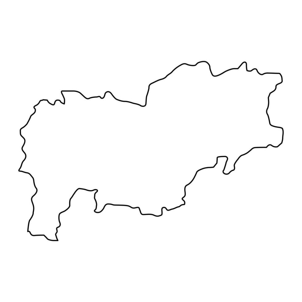 Uruzgan provincie kaart, administratief divisie van afghanistan. vector