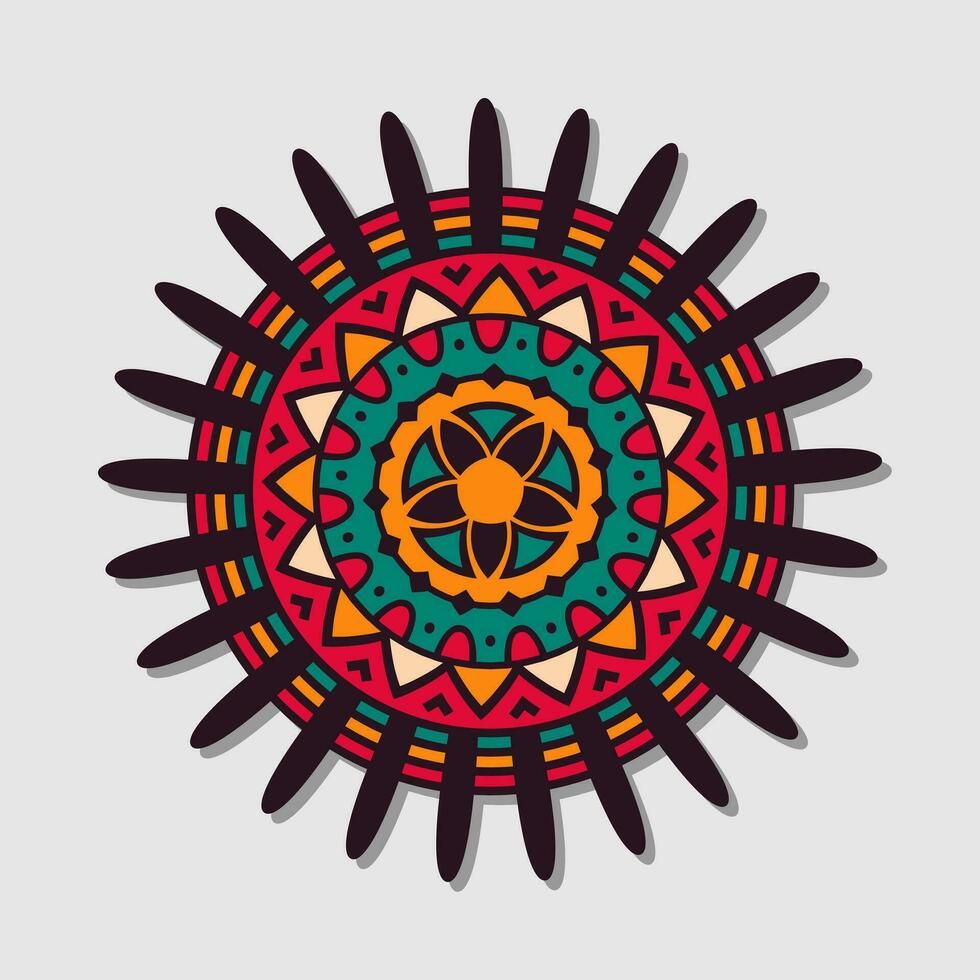 vector mandala bloemen mandala vector illustratie.