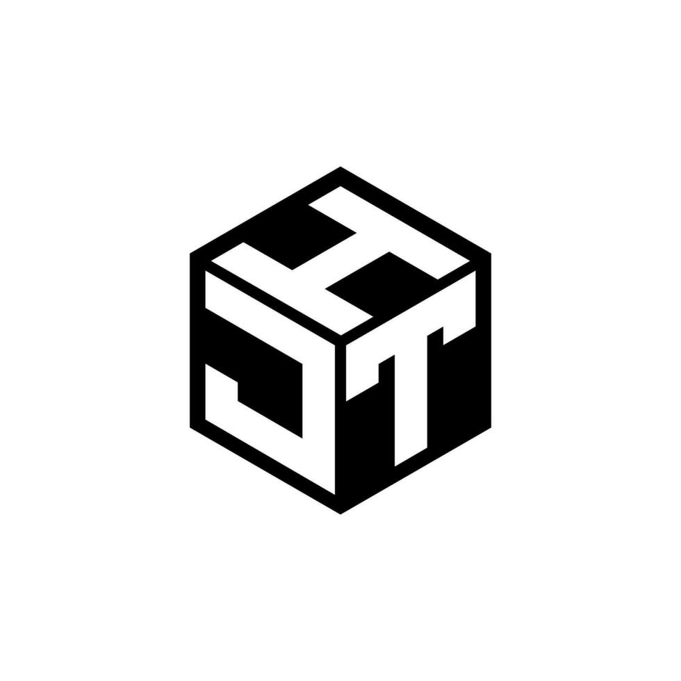 jth brief logo ontwerp, inspiratie voor een uniek identiteit. modern elegantie en creatief ontwerp. watermerk uw succes met de opvallend deze logo. vector