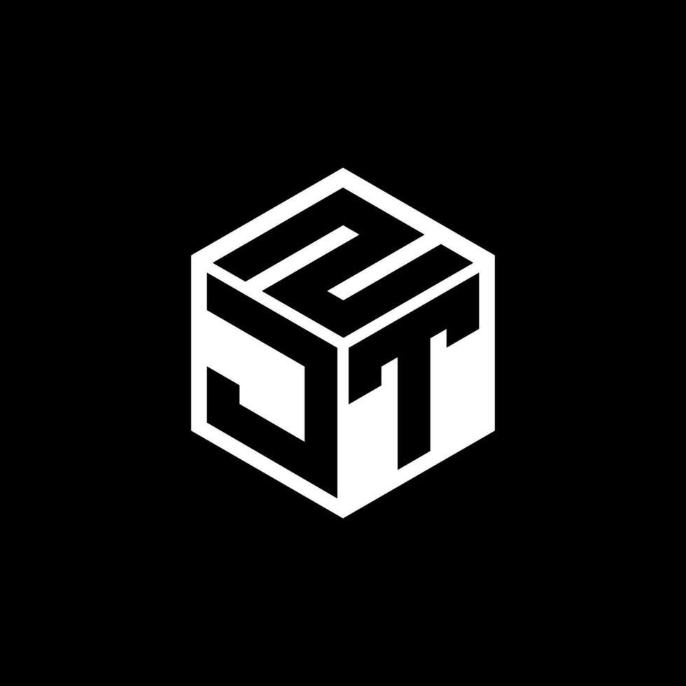 jtz brief logo ontwerp, inspiratie voor een uniek identiteit. modern elegantie en creatief ontwerp. watermerk uw succes met de opvallend deze logo. vector