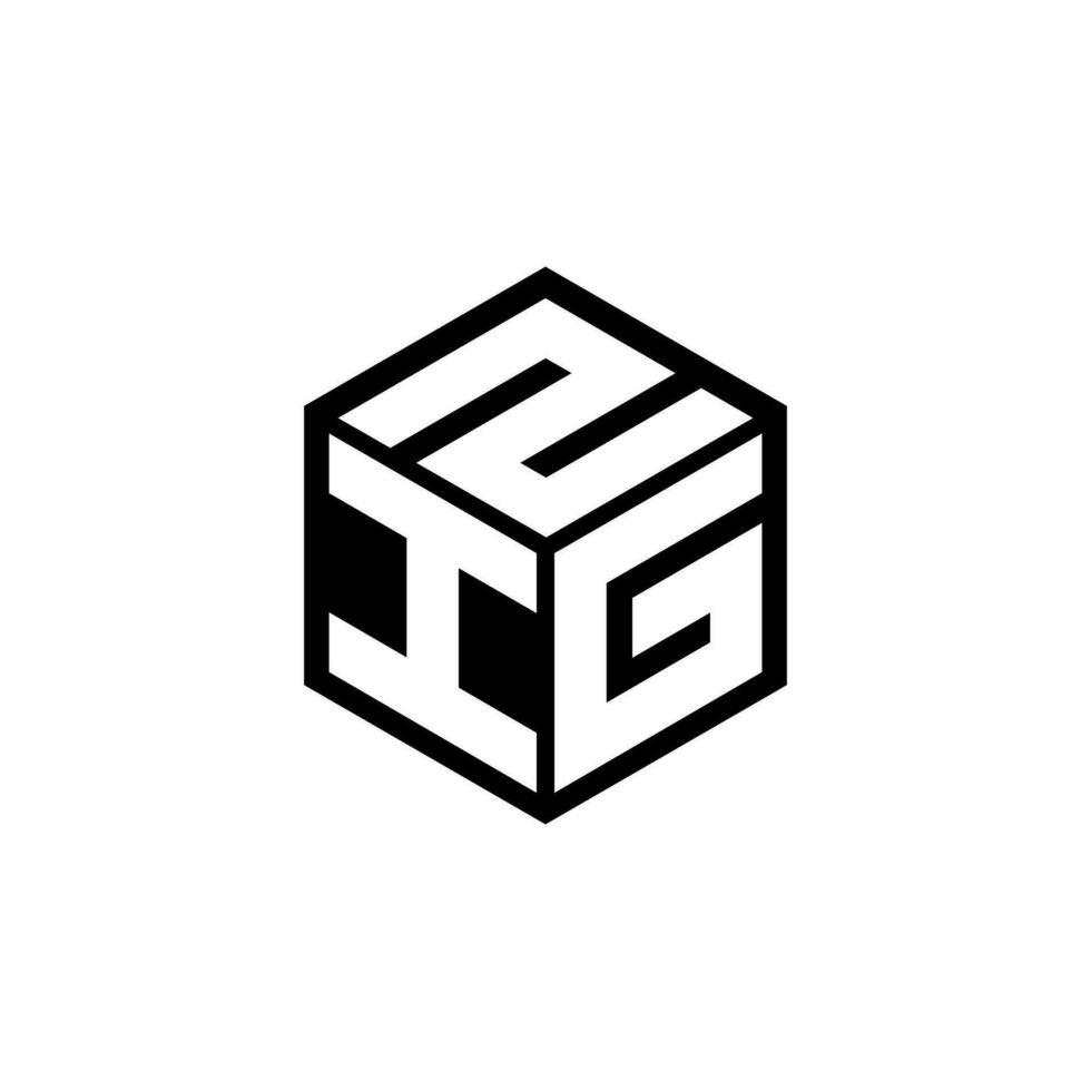 igz brief logo ontwerp, inspiratie voor een uniek identiteit. modern elegantie en creatief ontwerp. watermerk uw succes met de opvallend deze logo. vector