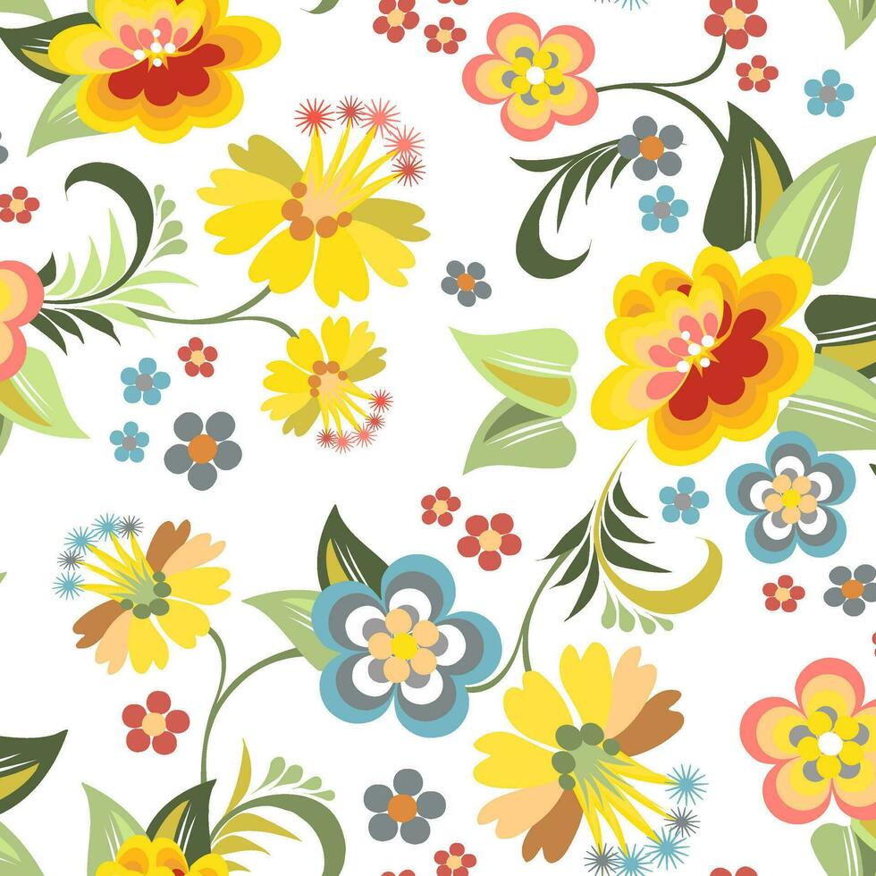 patroon kleurrijk ontwerp achtergrond structuur textiel bloemen bloem vector