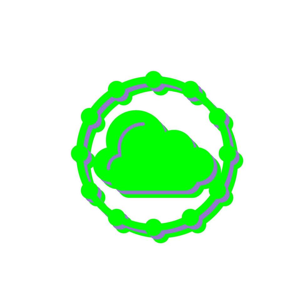 wolk vector pictogram