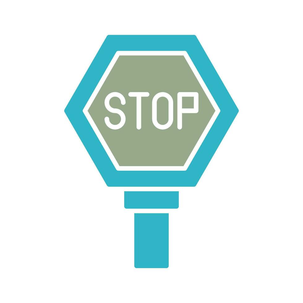 stopbord vector pictogram