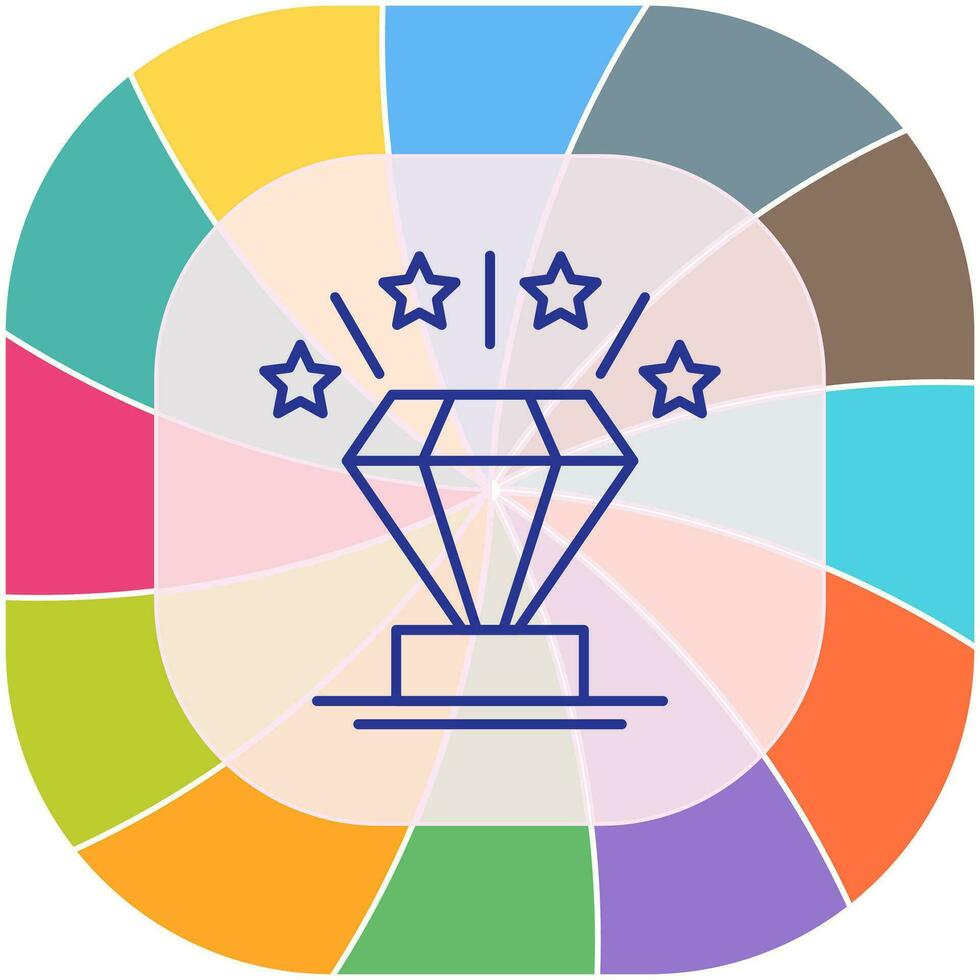 diamant vector pictogram