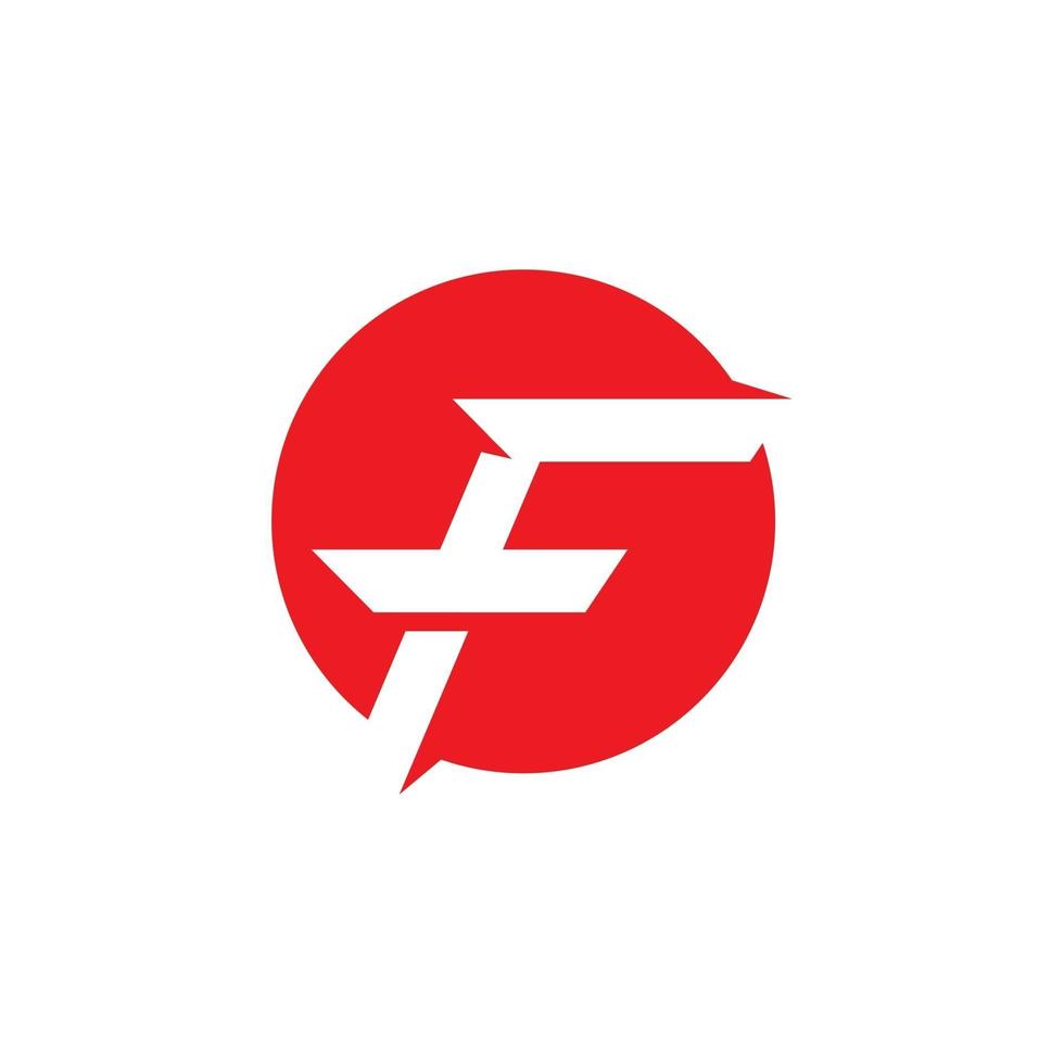 f logo en symbolen sjabloon vector