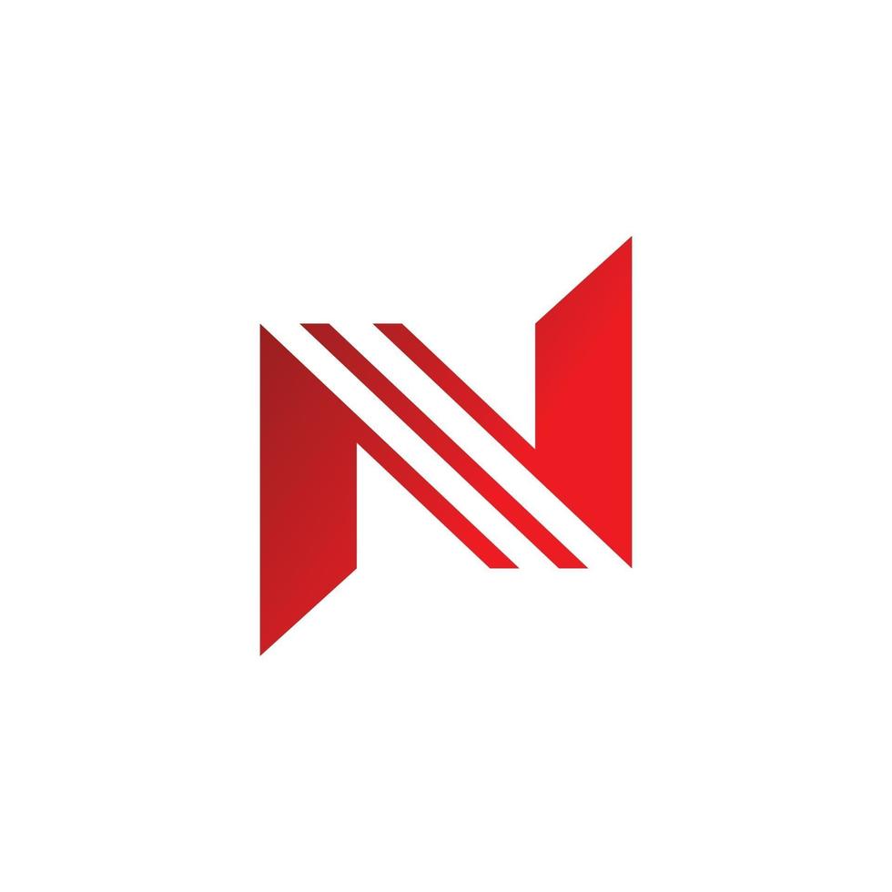 letter n logo zakelijke symbool vector sjabloon