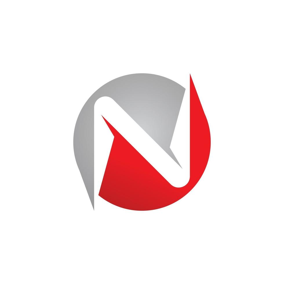 letter n logo zakelijke symbool vector sjabloon