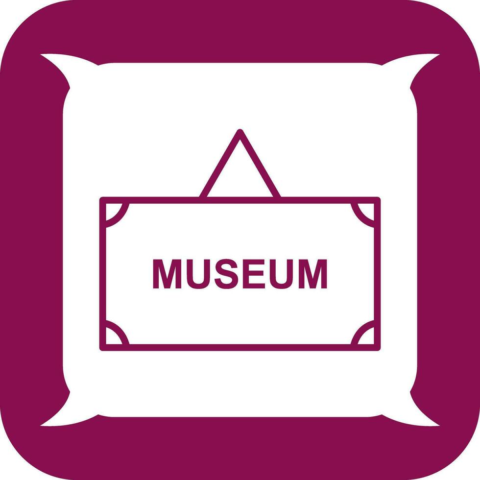 museum label vector icoon