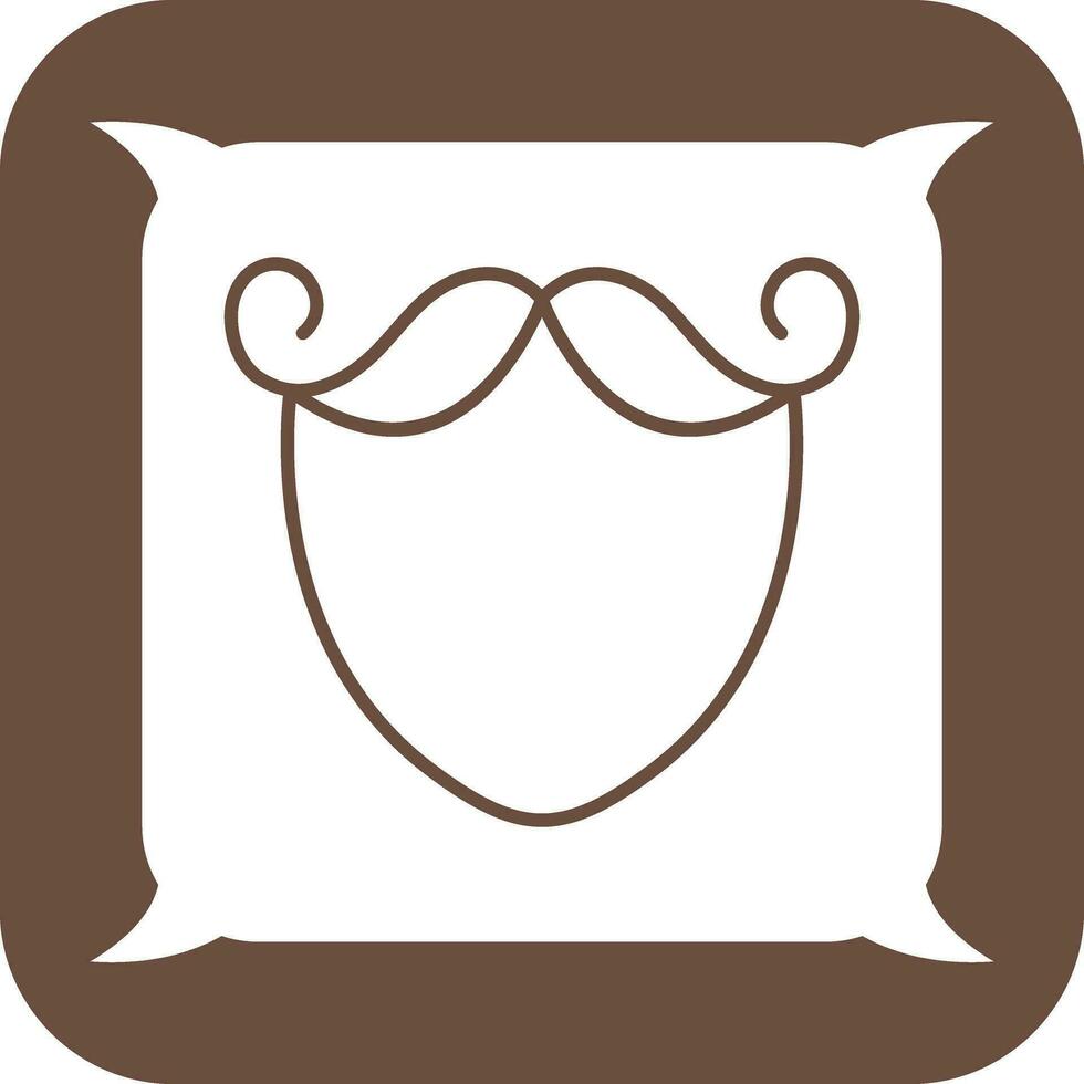 baard en snor vector icoon