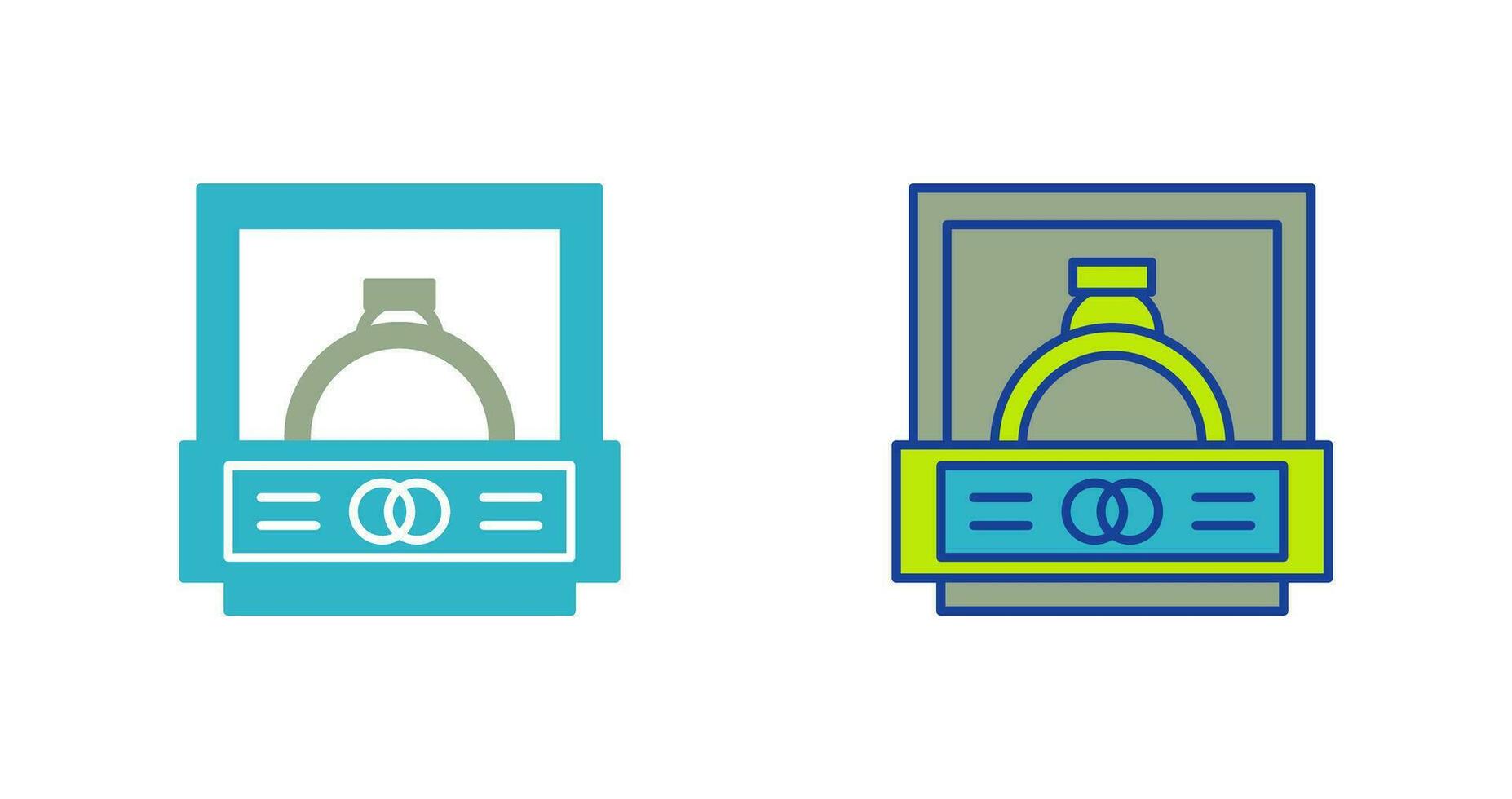 trouwring vector pictogram