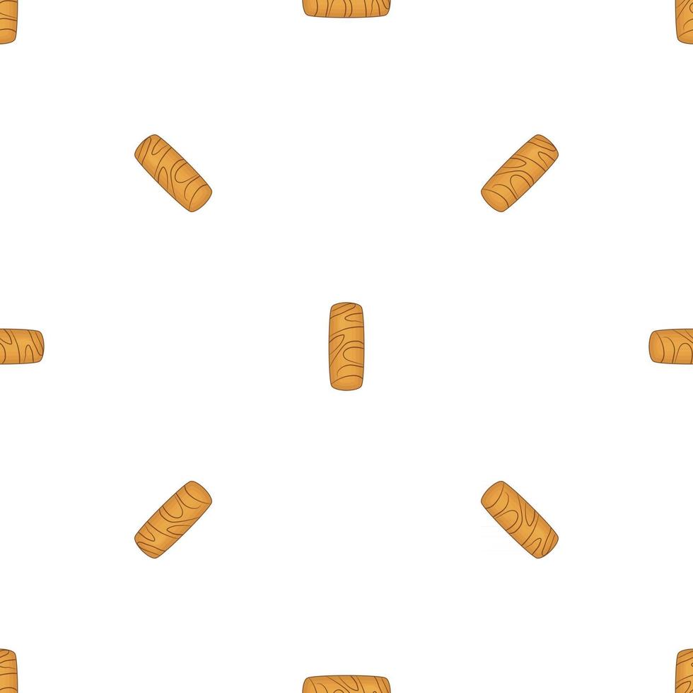 illustratie op thema grote set identieke biscuit vector