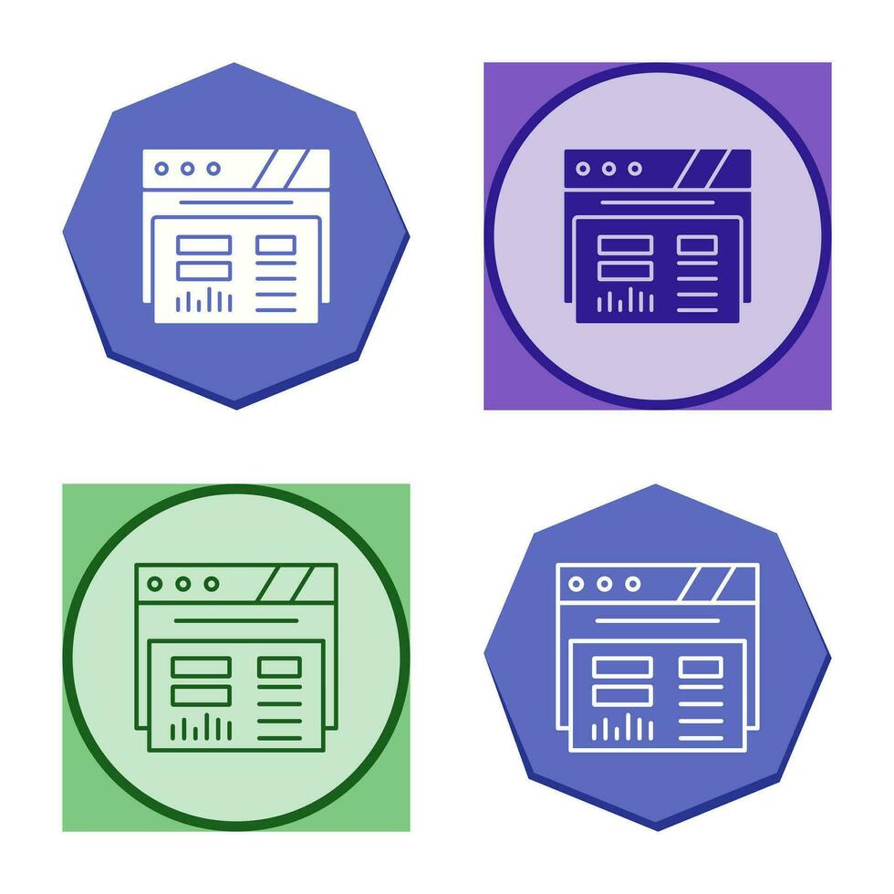 dashboard vector pictogram