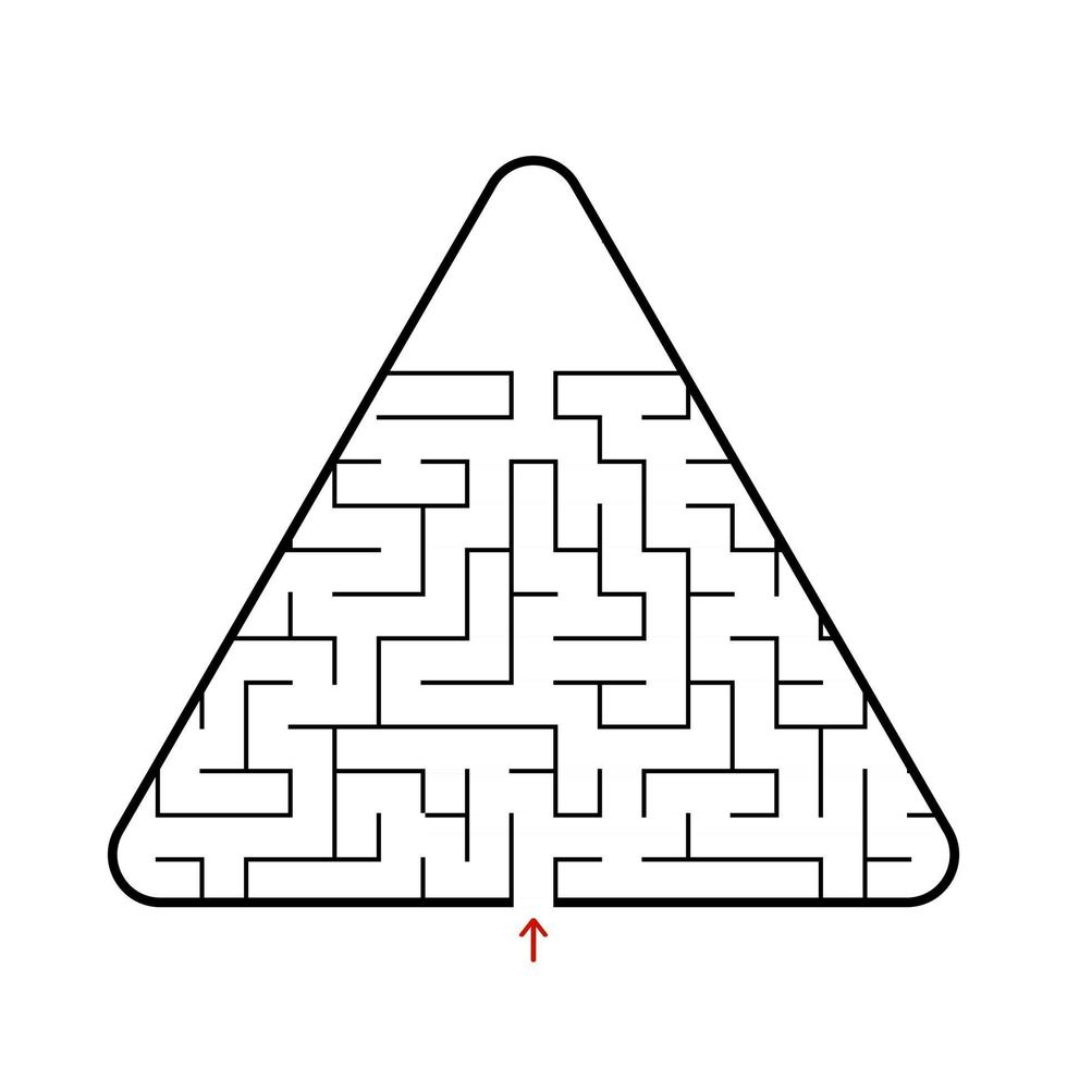 doolhof voor kinderen. puzzel voor kinderen. labyrint raadsel. vector