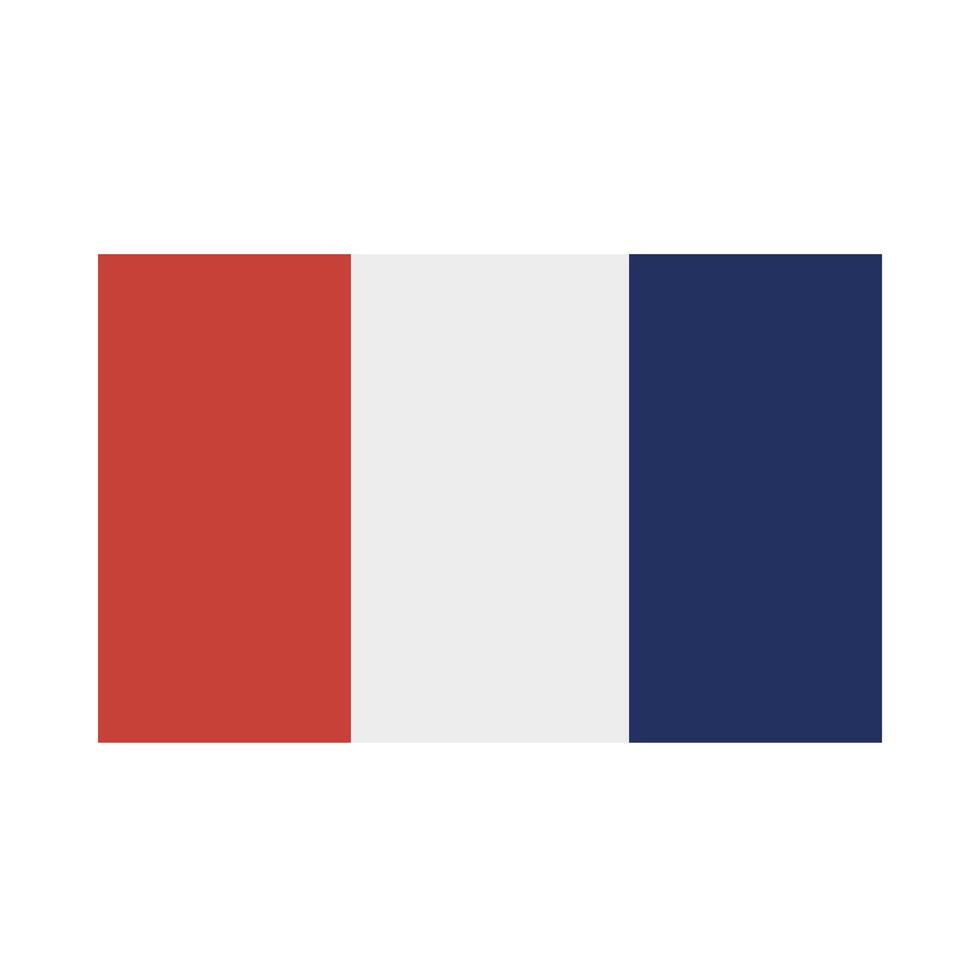 frankrijk vlag van happy bastille day vector design