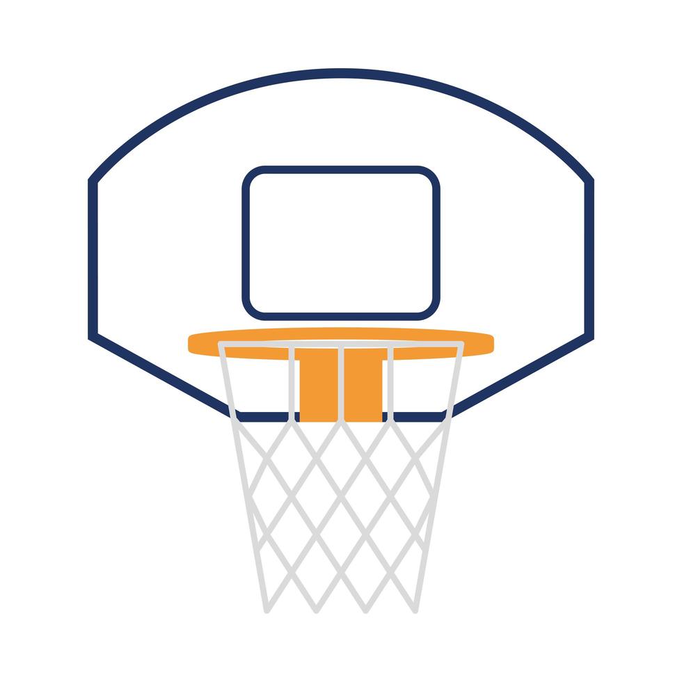 basketbal sport mand net icon vector