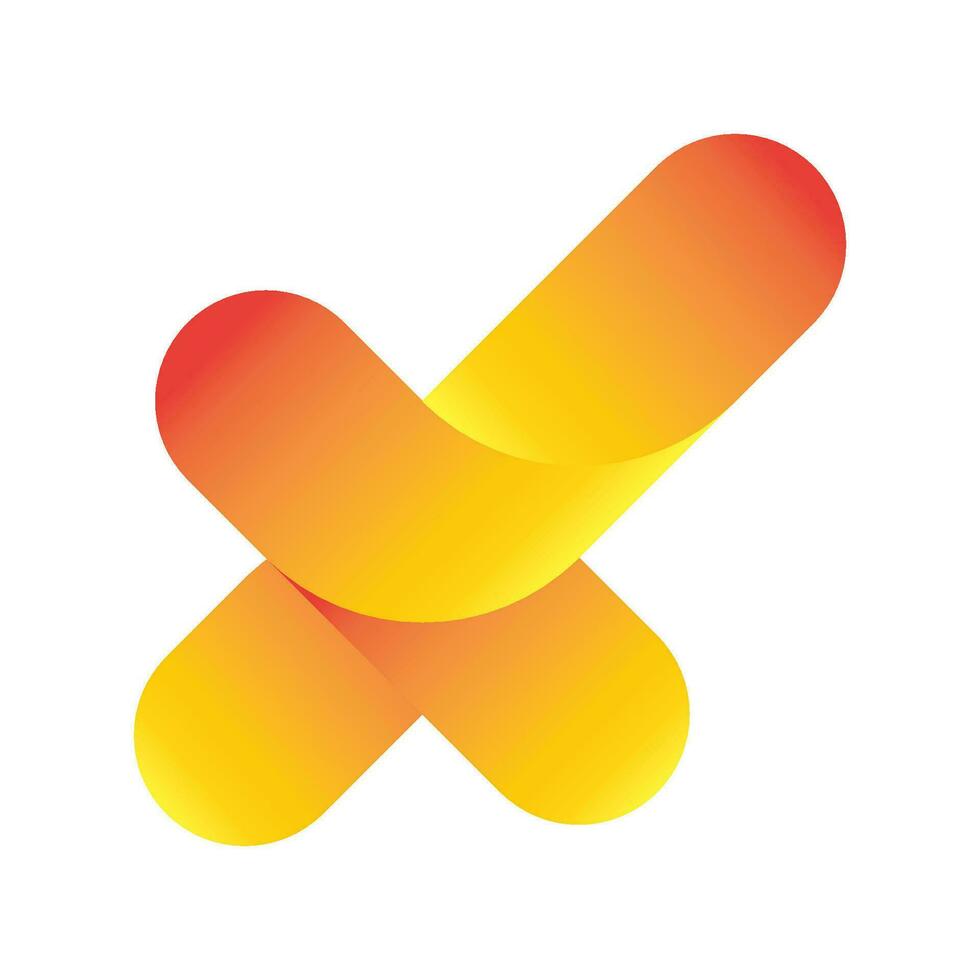 letter x logo vector