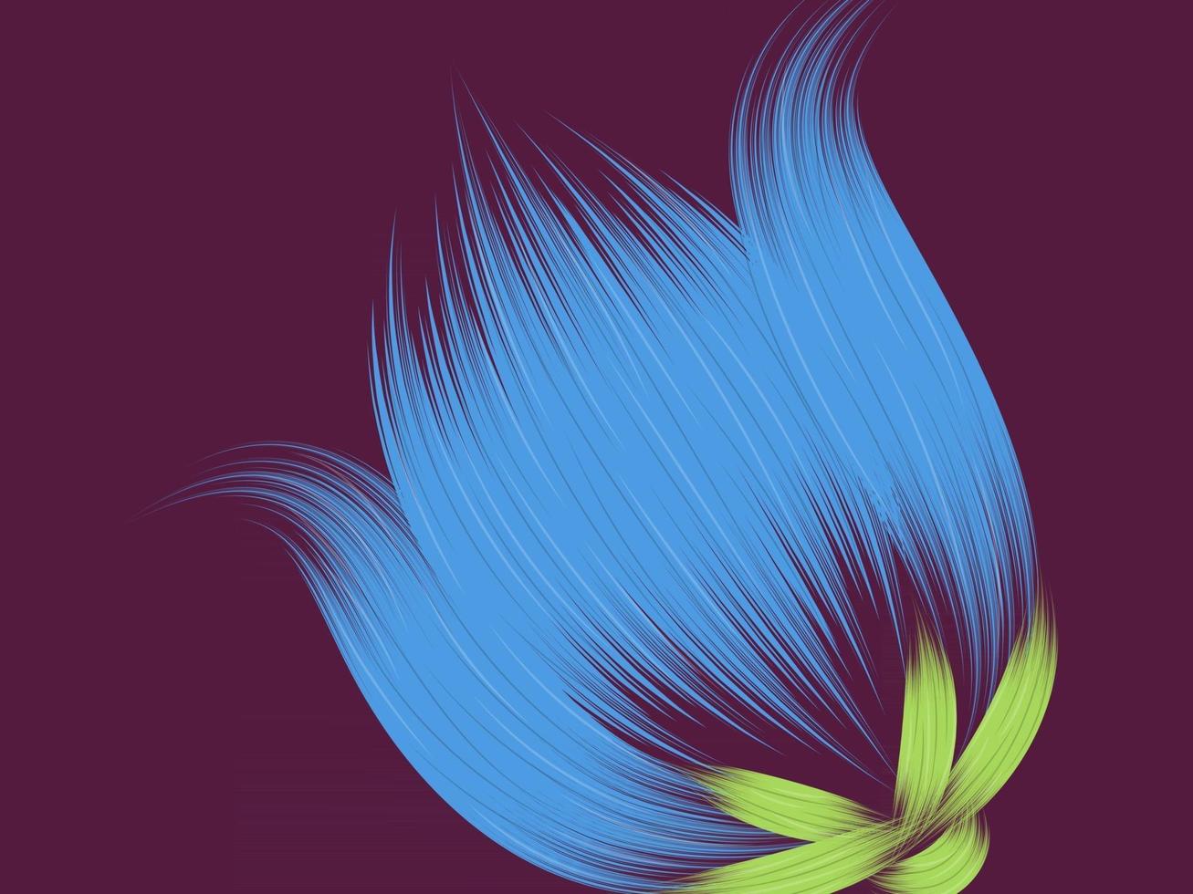 bloem abstract behang vector