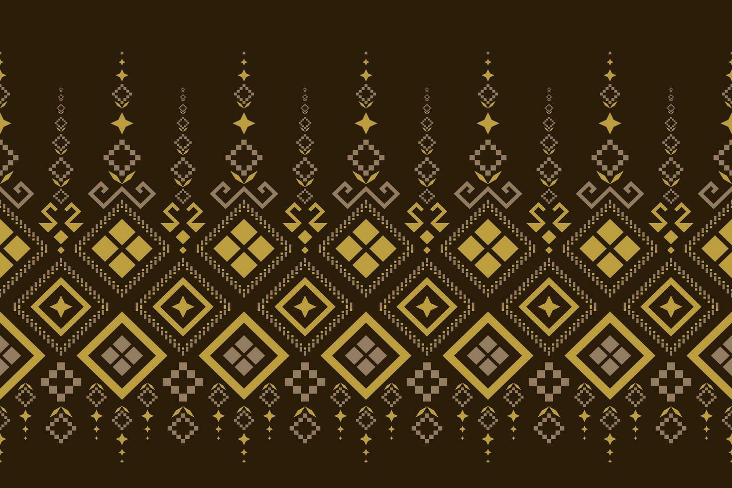kruis steek kleurrijk meetkundig traditioneel etnisch patroon ikat naadloos patroon abstract ontwerp vector