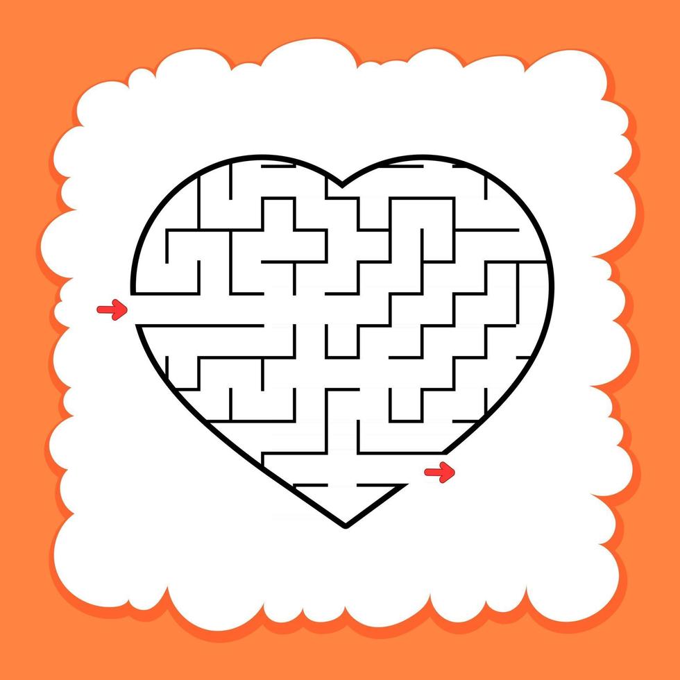 doolhof voor kinderen. puzzel voor kinderen. labyrint raadsel. vector