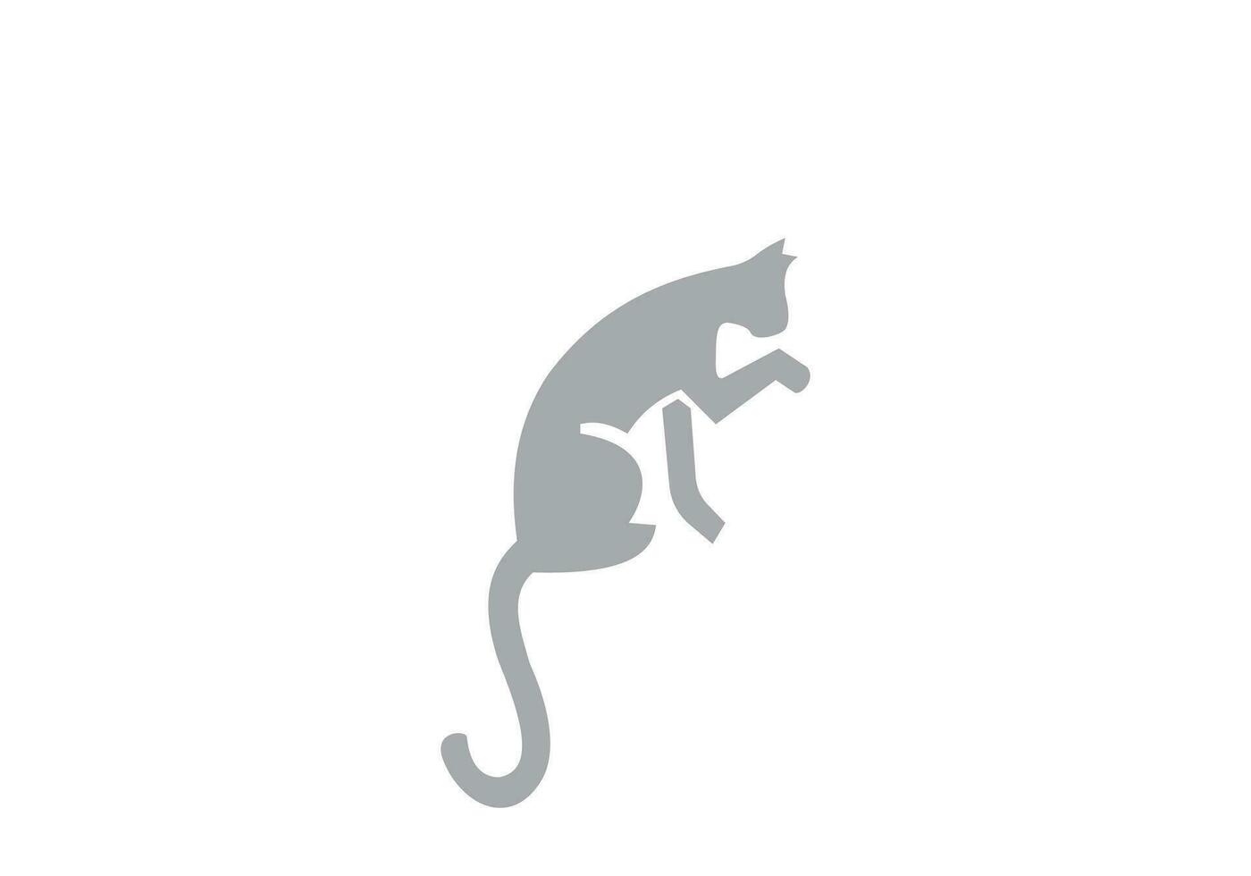 deze is een kat logo ontwerp voor uw bedrijf vector