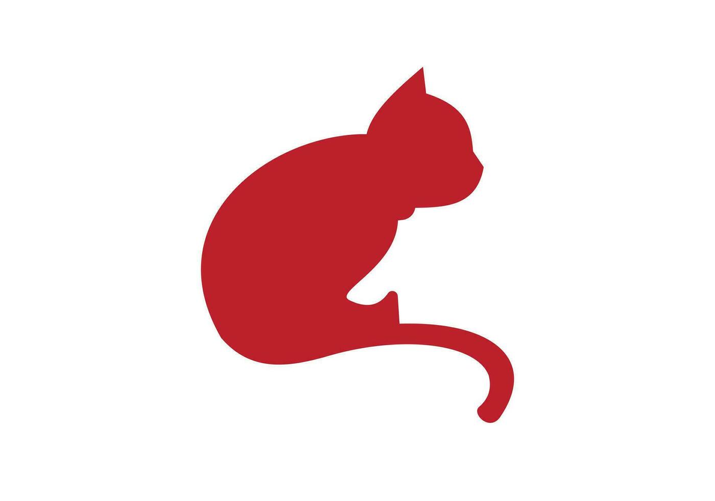 deze is een kat logo ontwerp voor uw bedrijf vector