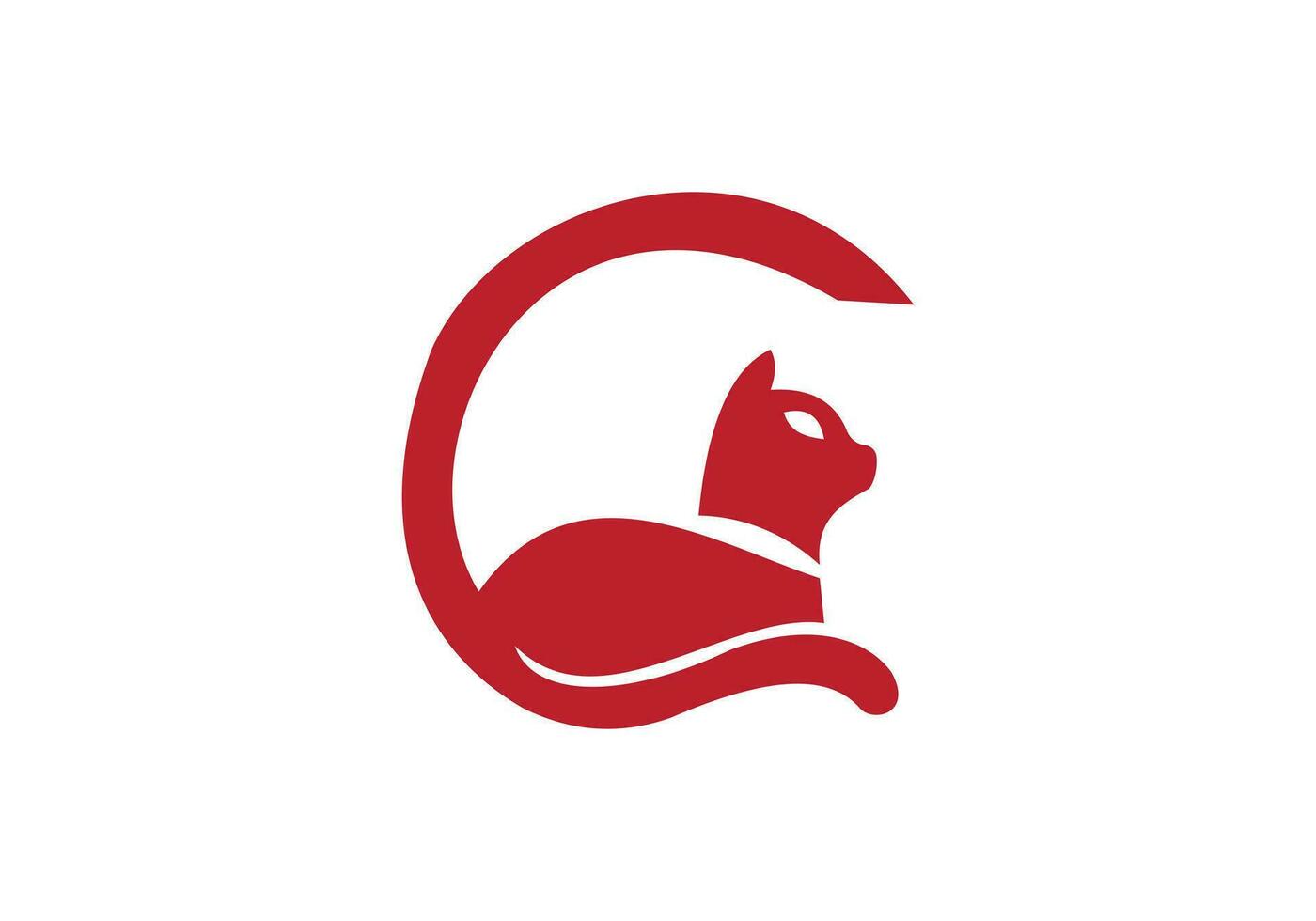 deze is een kat logo ontwerp voor uw bedrijf vector