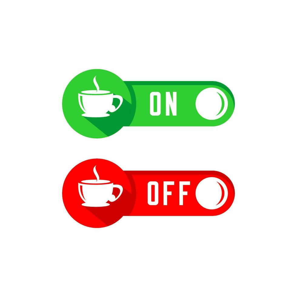 koffie cafe en restaurant menu etiket vector