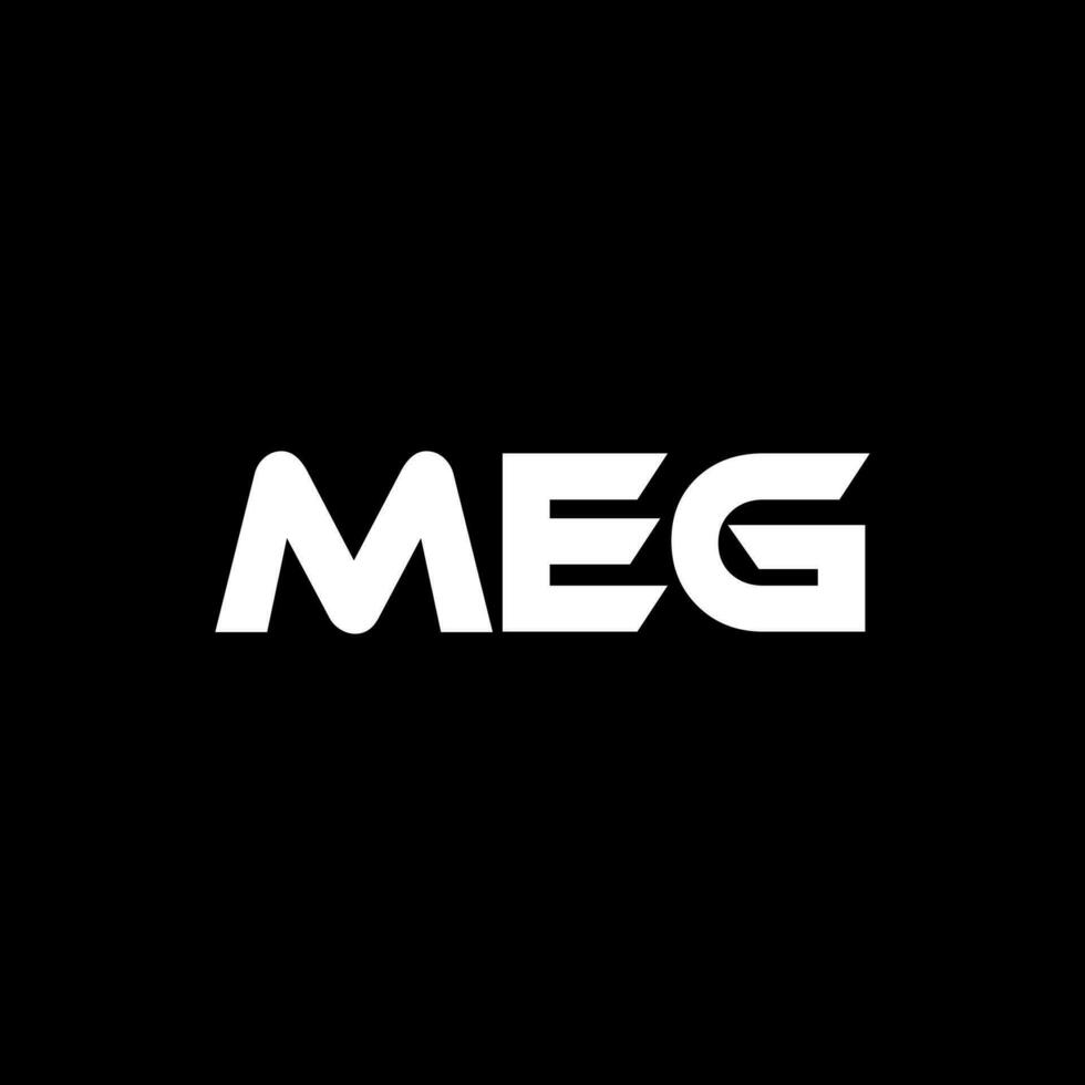 meg brief logo ontwerp, inspiratie voor een uniek identiteit. modern elegantie en creatief ontwerp. watermerk uw succes met de opvallend deze logo. vector