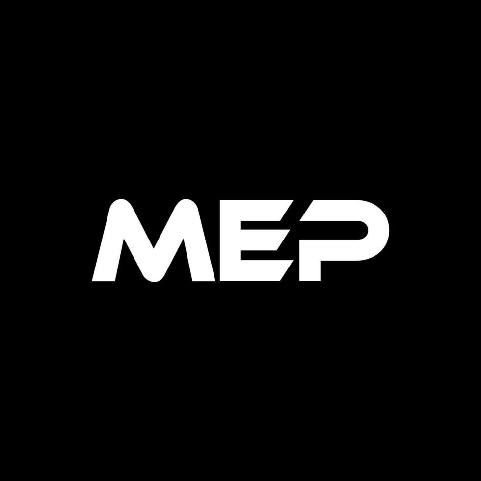 mep brief logo ontwerp, inspiratie voor een uniek identiteit. modern elegantie en creatief ontwerp. watermerk uw succes met de opvallend deze logo. vector