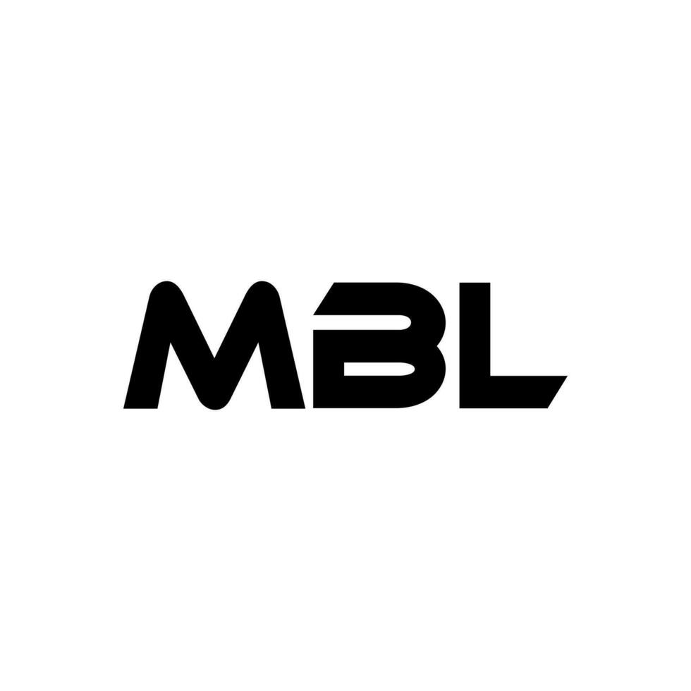 mbl brief logo ontwerp, inspiratie voor een uniek identiteit. modern elegantie en creatief ontwerp. watermerk uw succes met de opvallend deze logo. vector