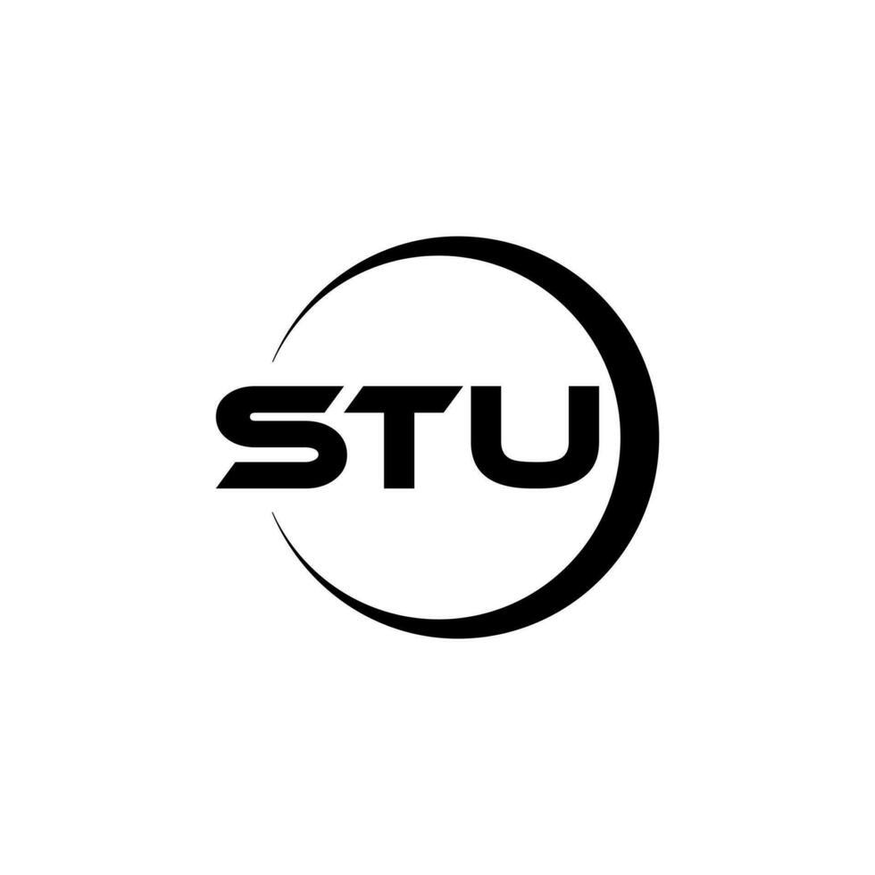 stu brief logo ontwerp, inspiratie voor een uniek identiteit. modern elegantie en creatief ontwerp. watermerk uw succes met de opvallend deze logo. vector